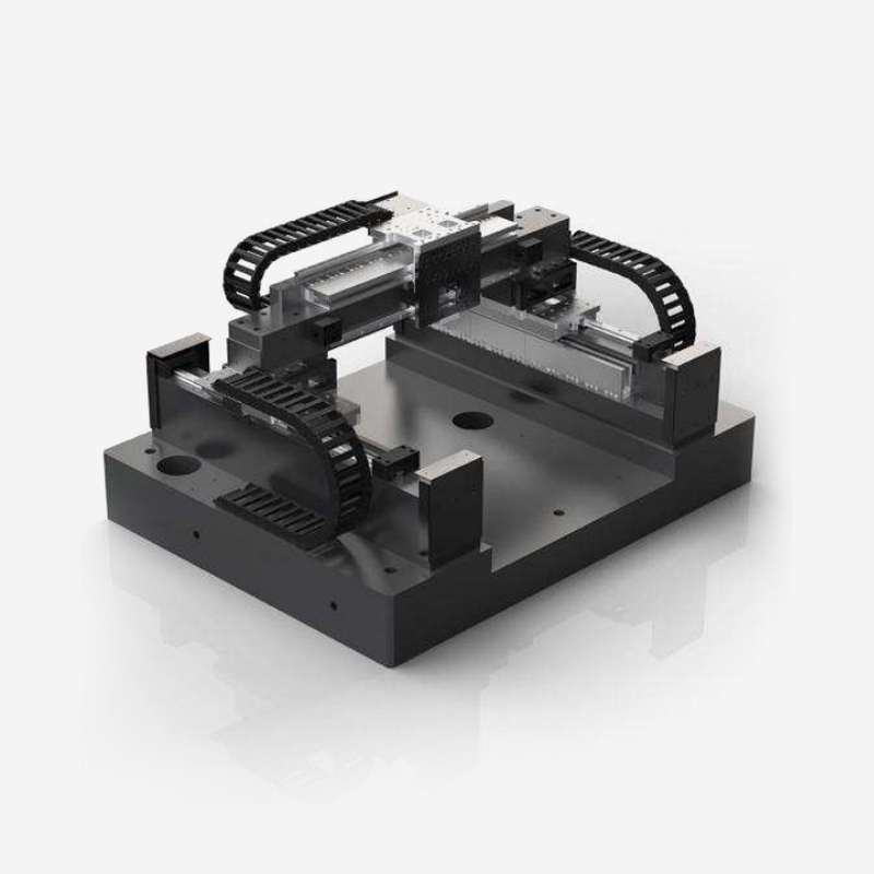 AX-LM2PP-L-300-300S1 مرحلة تحديد المواقع الدقيقة بنظام الدفع المزدوج من نوع الجانترى