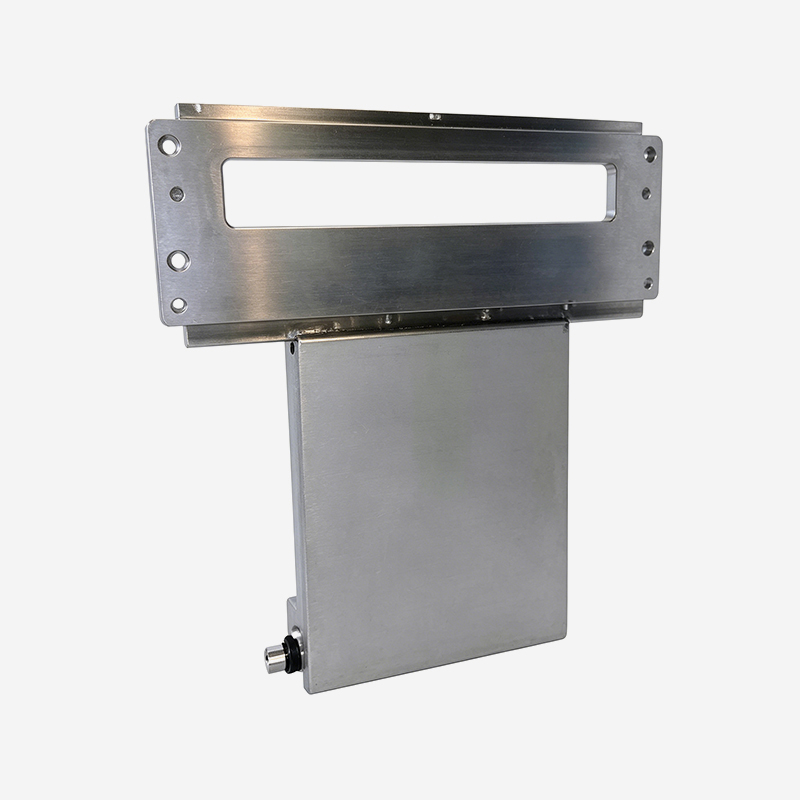 صمام نقل مستطيل - مشغل هوائي (مع منفاخ)، مصقول كهربائيًا
